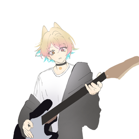 Simple Flat Color Art